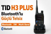 TID TD-H3 PLUS Amatör El telsizi Bluetooth