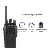 Baofeng BF-88E PMR Telsiz Seti (2’li) – Kulaklık Hediyeli | Lisans Gerektirmez