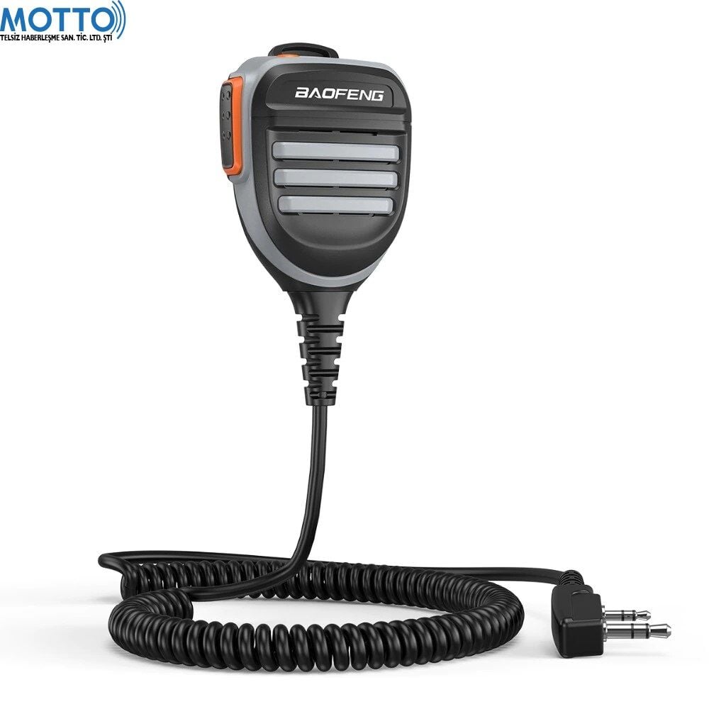 Baofeng Su Geçirmez El yaka mikrofonu (Hoparlör Mikrofon)