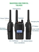 Baofeng E-88 Ekranlı Lisanssız el telsizi