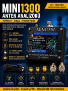Mini1300 Anten Analyzer (0.1 – 1300 MHz)