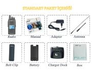 TYT MD-UV390 PLUS DMR EL TELSİZİ GPS'li 10Watt