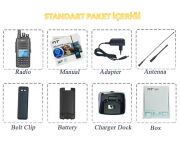 TYT MD-UV390 PLUS DMR EL TELSİZİ GPS'li 10Watt