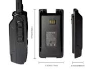 TYT MD-UV390 PLUS DMR EL TELSİZİ GPS'li 10Watt 3600mAh Type-c + P.Kablosu İle