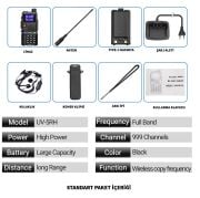 Baofeng 5RH 10watt Band El telsizi