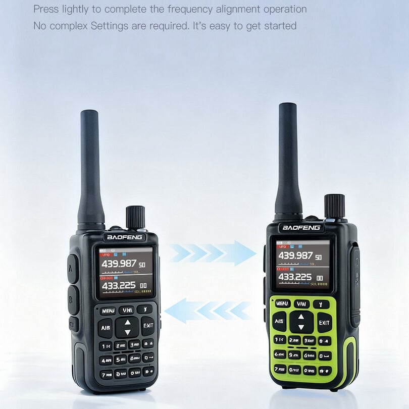 BAOFENG MİNİ-5  UHF/VHF Amatör El telsizi 2200mAh Type-C Bataryalı