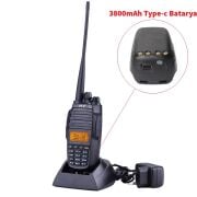 TYT TH-8000D Dual Band UHF/VHF 10Watt 3800mAh Type-C Bataryalı