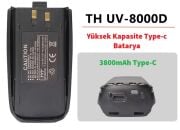 TYT TH-8000D Dual Band UHF/VHF 10Watt 3800mAh Type-C Bataryalı