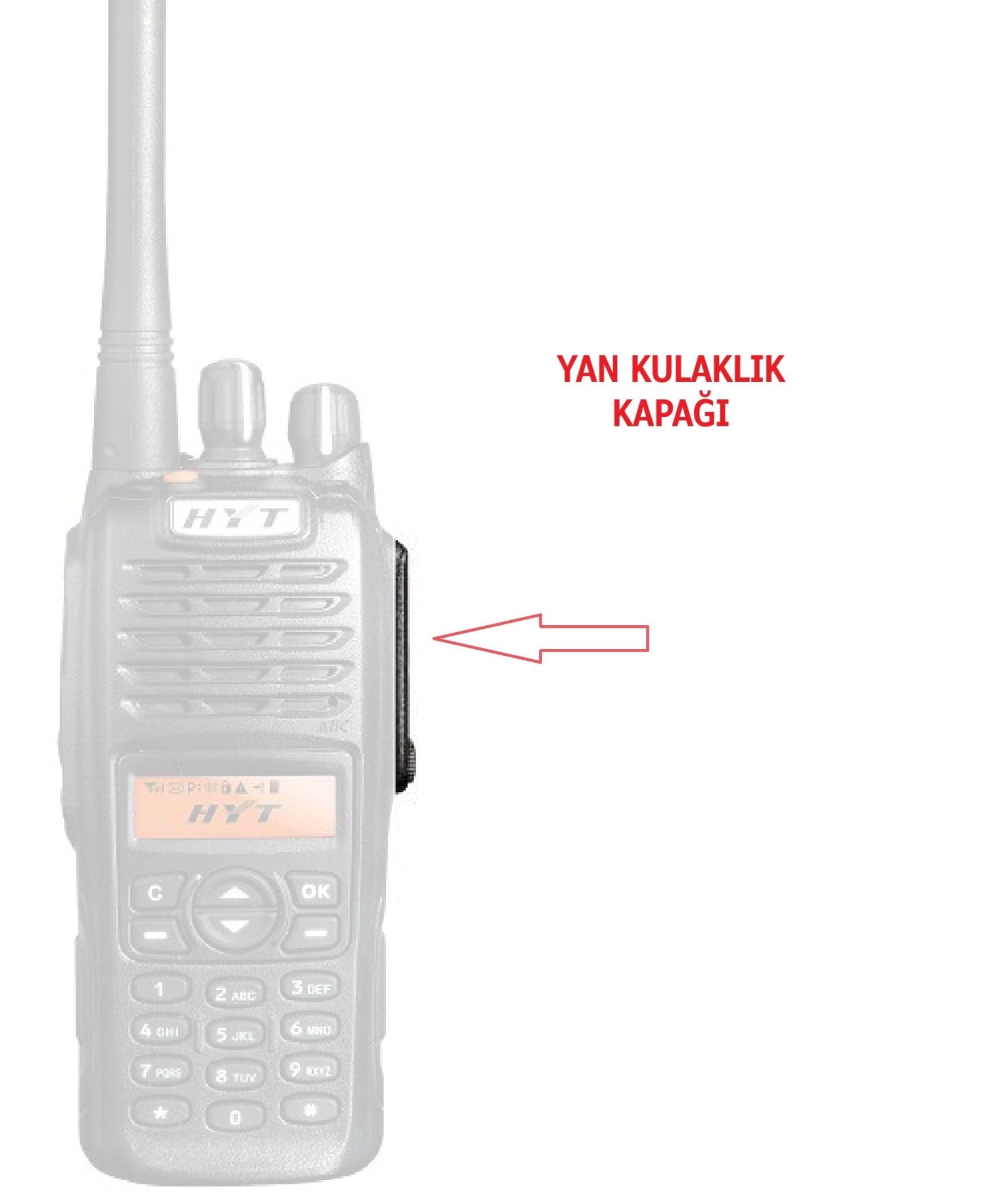 HYT TC-780 İçin Yan toz kapağı