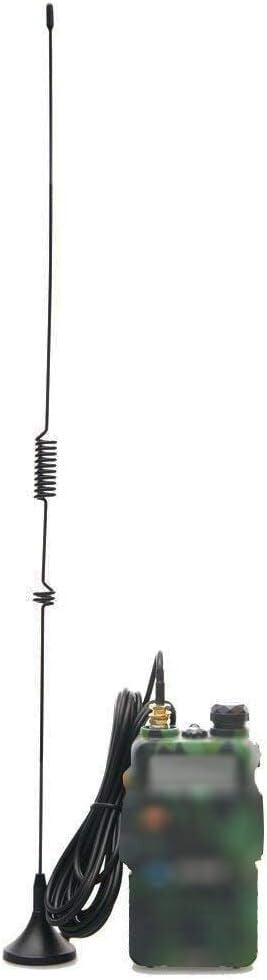 UT-106UV El telsizi için 3mt kablolu mıknatıslı anten