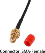 UT-106UV El telsizi için 3mt kablolu mıknatıslı anten