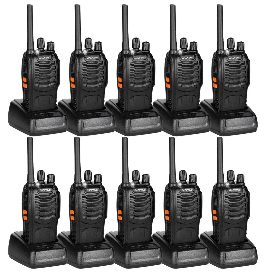 BAOFENG BF-88E PMR Telsiz 10'lu Set (Kulaklık dahil)