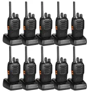 BAOFENG BF-88E PMR Telsiz 10'lu Set (Kulaklık dahil)