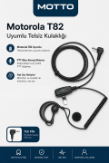 Motorola T82 Extreme Telsiz için Mikrofonlu Kulaklık