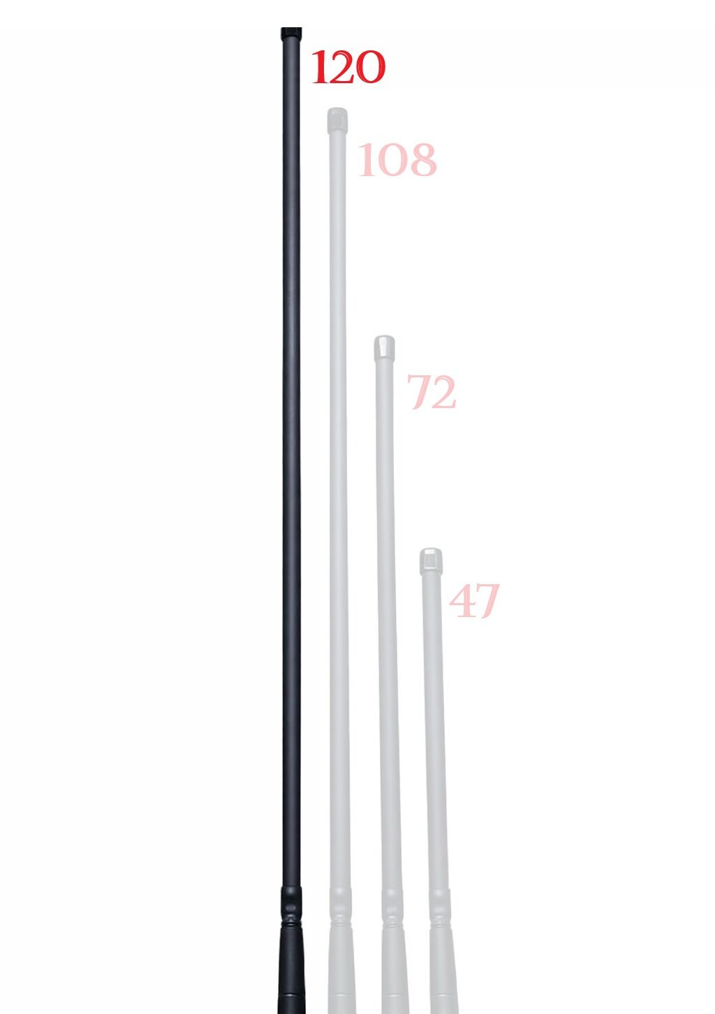 Sahra Anteni (Taktik Anten) Uzunluk 120CM (dişi)