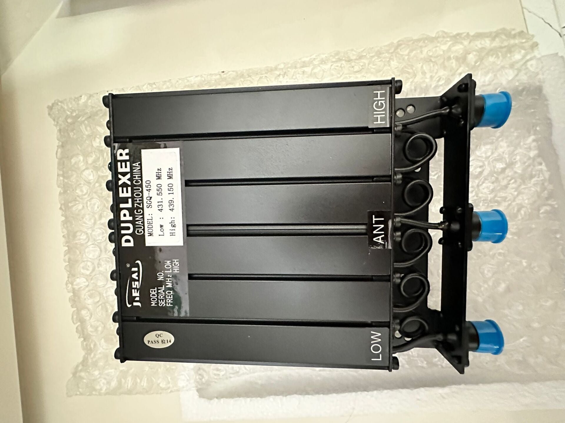 UHF Yaprak Tip Duplexer 400–470 MHz – N Dişi