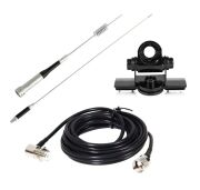 SG-7200 Dual Band Araç Telsizi Anteni 5Mt Kablo + Gronda