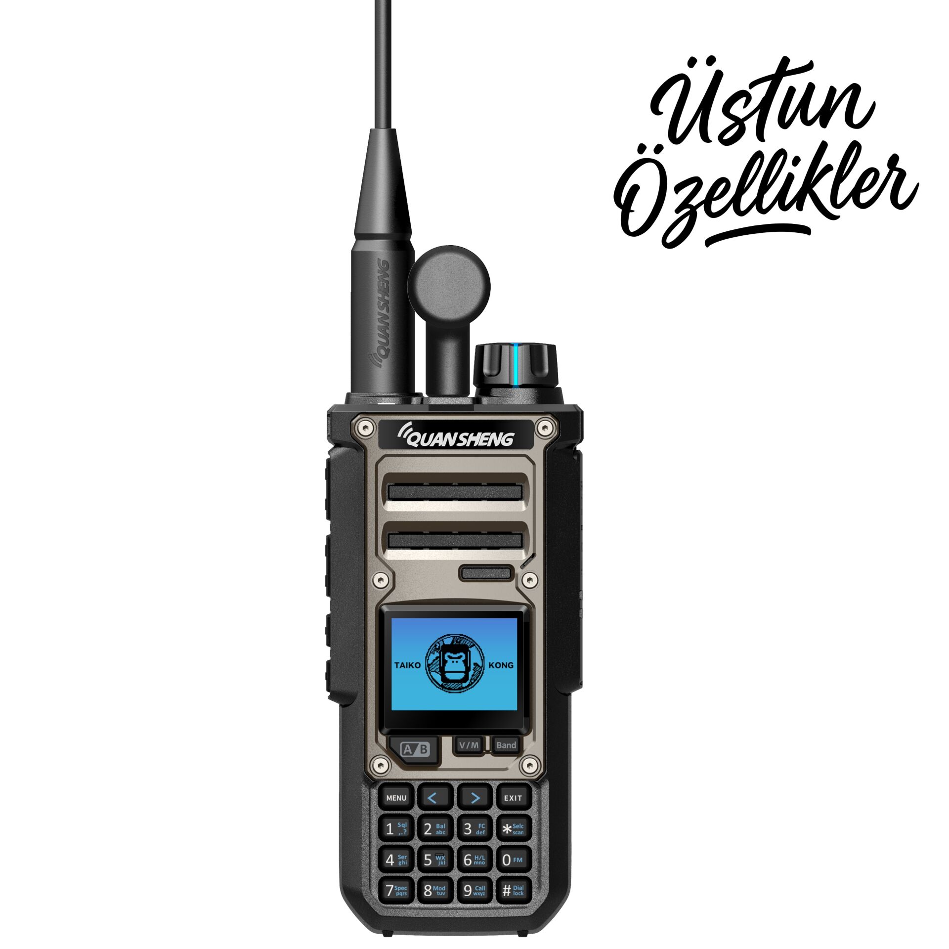 QUANSHENG TK11(8) 10W El telsizi geniş band üstün özellikler