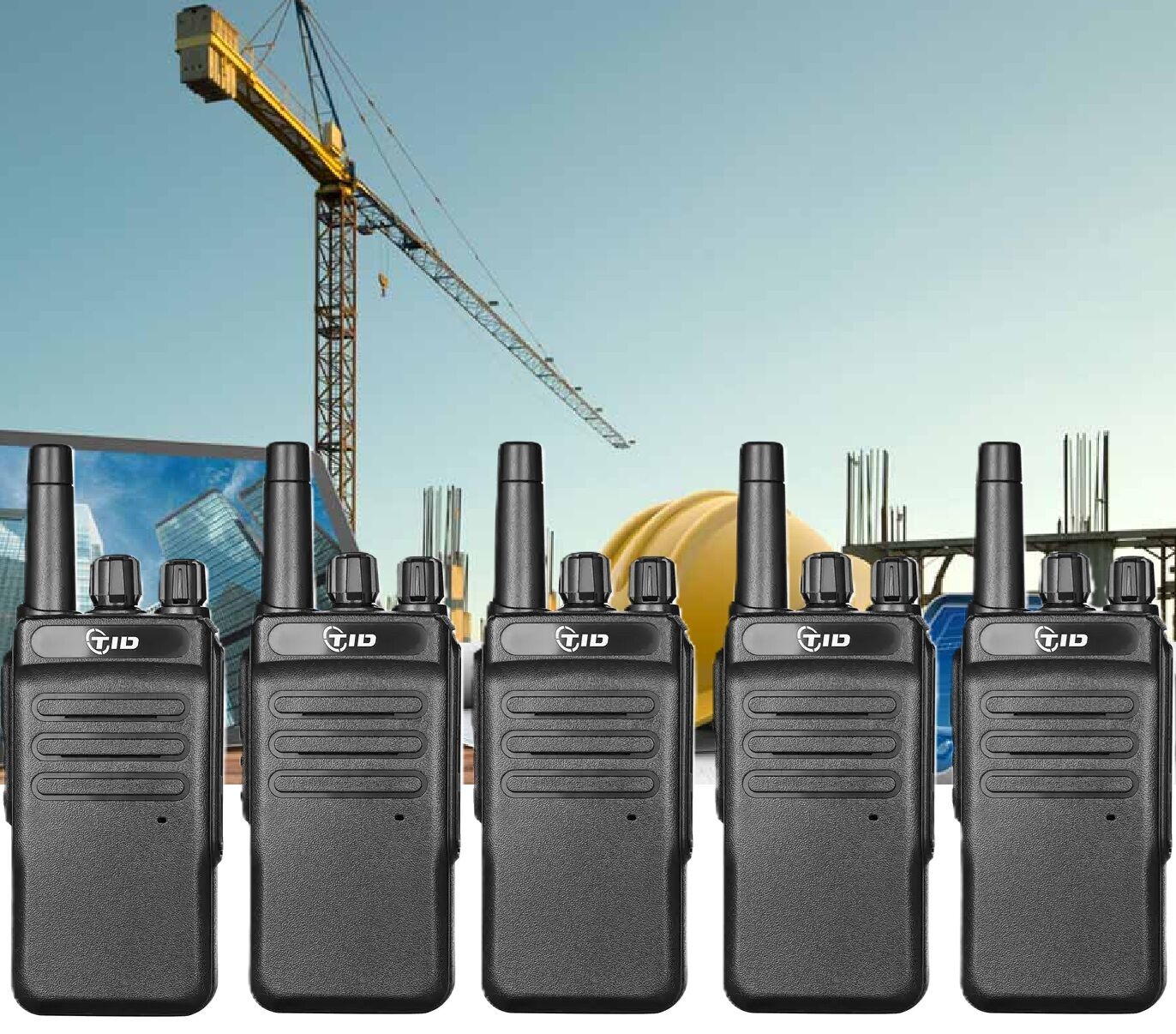 TID TD-P1 Yüksek Kapasite Bataryalı PMR Telsiz Seti (5'li Set)