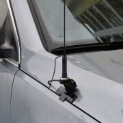 Dual Band VHF/UHF Esnek Antenli Ground’lı Araç Telsiz Anteni (Kablolu)