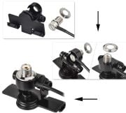 Dual Band VHF/UHF Esnek Antenli Ground’lı Araç Telsiz Anteni (Kablolu)