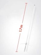 X50 Çatı Anteni UHF/VHF 170CM Fiber Anten