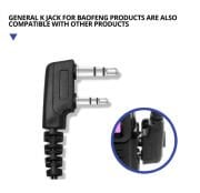 Elden Mikrofonlu Akustik telsiz kulaklığı