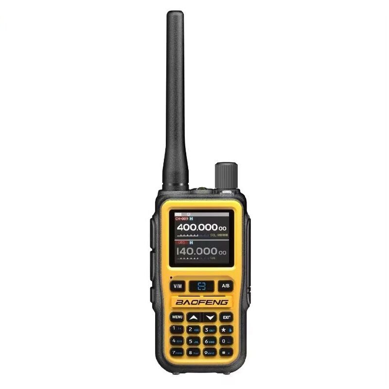 Baofeng UV5R Mini Dual Band Amatör El telsizi Turuncu