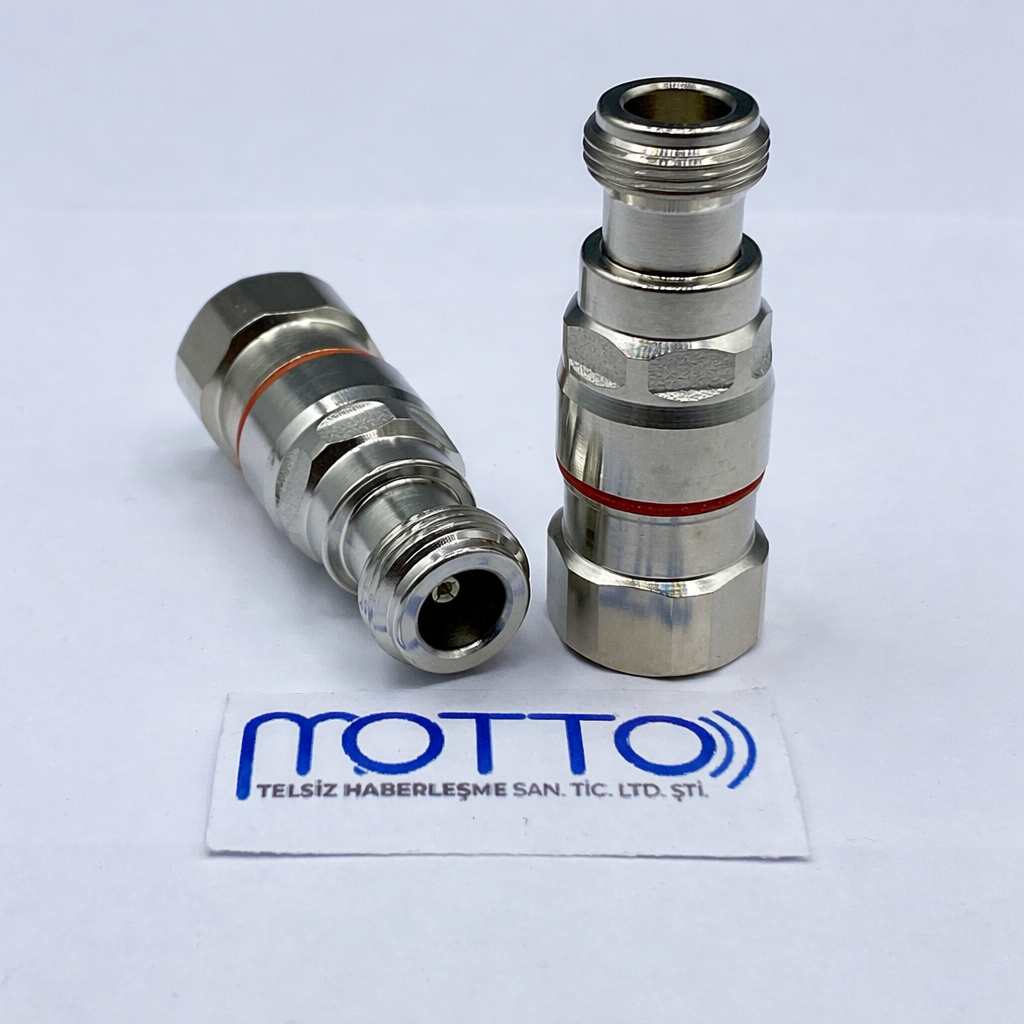 1/2 İnç RF Kablo Uyumlu N Dişi Konnektör