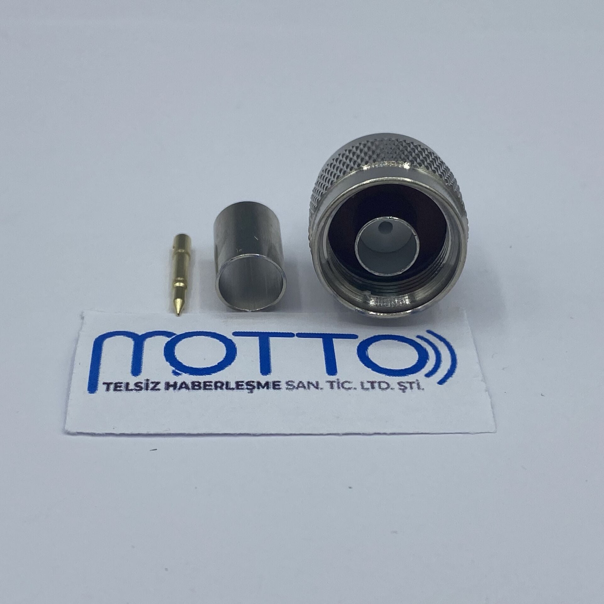 RG6 Kablo İçin N Erkek Sıkmalı Konnektör