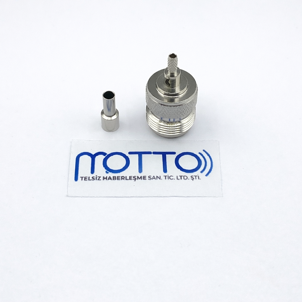 N Dişi Sıkmalı Konnektör (LMR100 Uyumlu)