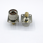 N Erkek – SMA Erkek 4 Delikli Panel Konnektör