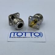 N Tip Dişi – SMA Dişi Panel Tip Flanşlı Dönüştürücü Konnektör