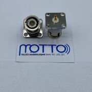 BNC Dişi Panel Tip Flanşlı Konnektör (4 Delik)