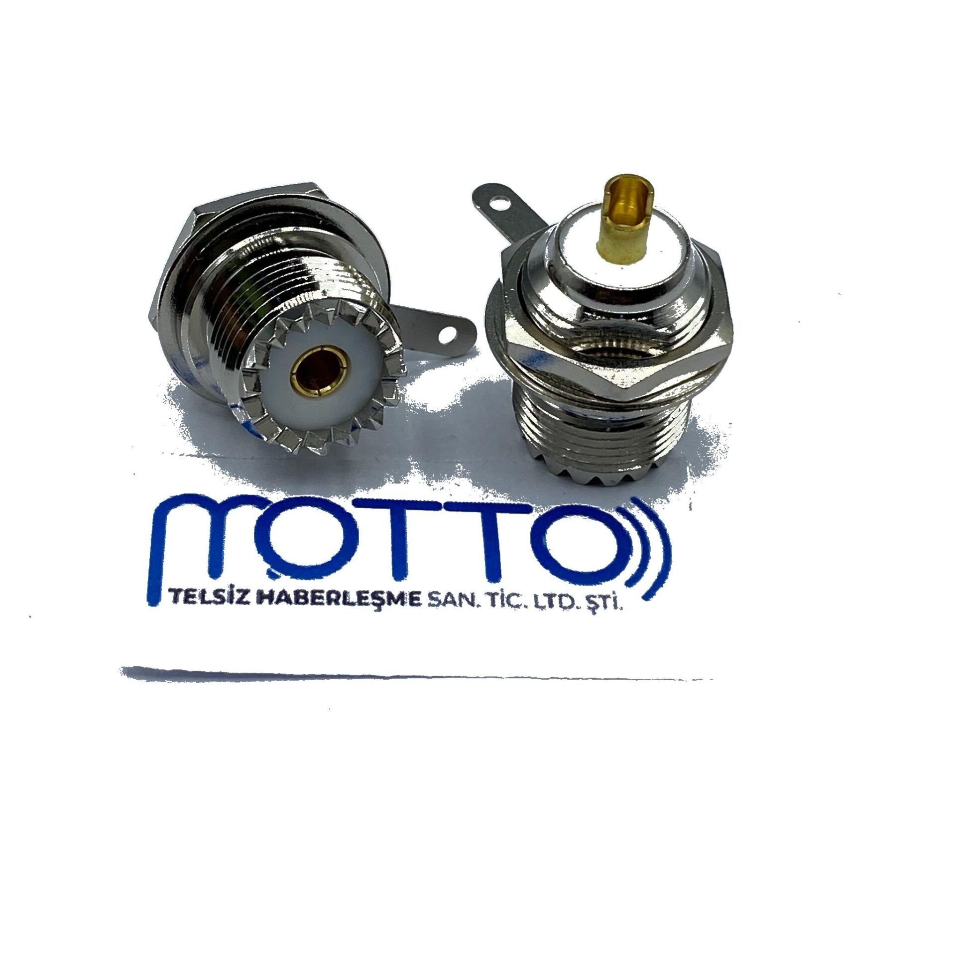 UHF SO239 Yuvarlak Şase Tip Konnektör