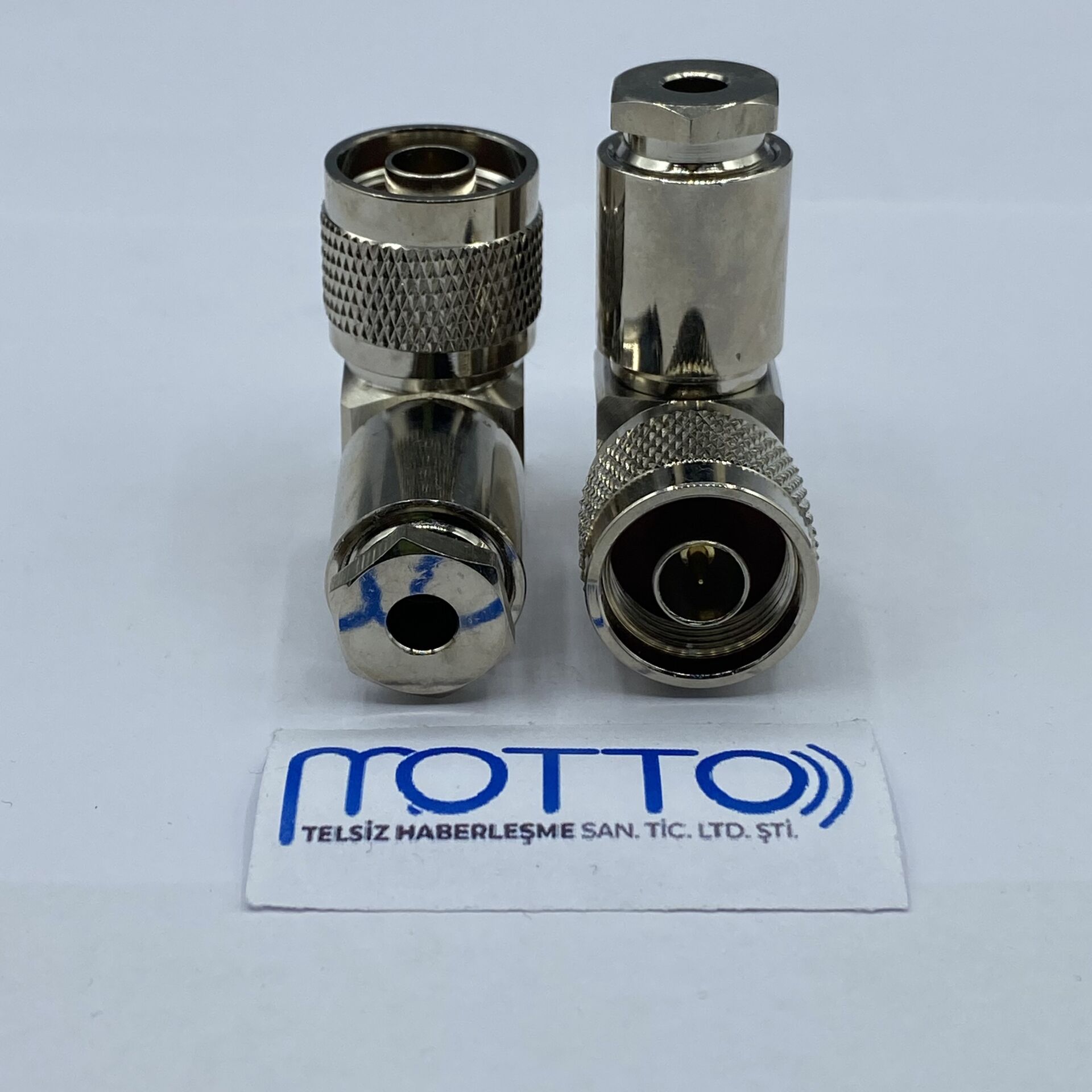 N Erkek 90° (L Tipi) Konnektör – RG58 Uyumlu