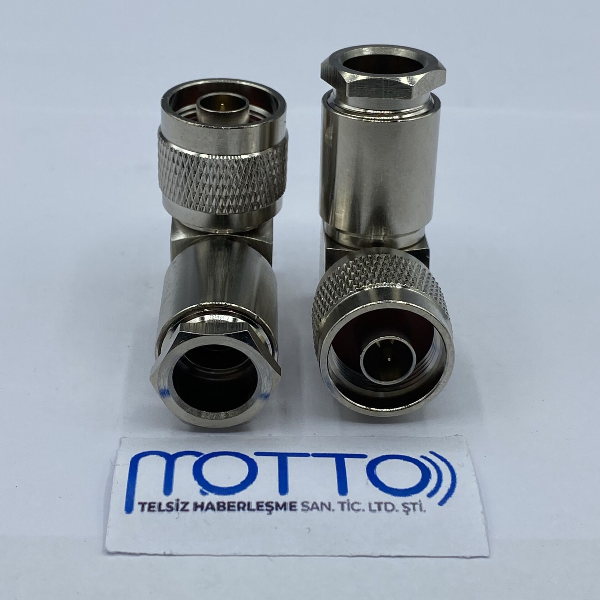 N Erkek 90° (L Tipi) Konnektör – RG213 Uyumlu