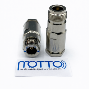 RG213 Uyumlu N Tipi Konnektör (Sıkmalı / Vidalı)