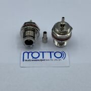 RG316 Uyumlu N Tipi Dişi Konnektör (Panel Tip – Sıkmalı)