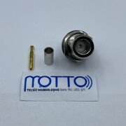 RG58 Uyumlu N Erkek Konnektör (Sıkmalı / Vidalı Tip)