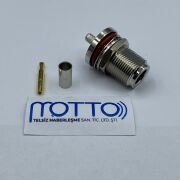 RG58 Uyumlu N Erkek Konnektör (Sıkmalı / Vidalı Tip)