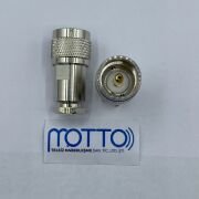 RG58 Uyumlu Erkek Konnektör (Sıkmalı / Vidalı Tip)