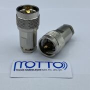 RG58 Uyumlu Erkek Konnektör (Sıkmalı / Vidalı Tip)