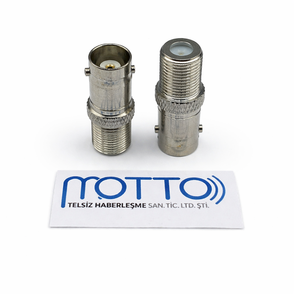 BNC Dişi – F Dişi Dönüştürücü Adaptör